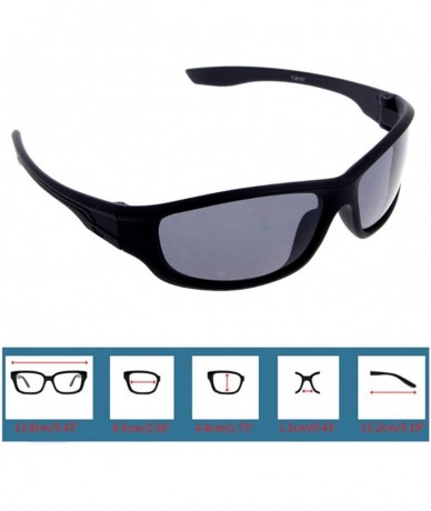 Round Men Driving Polarized Sunglasses UV Protection Cycling Fishing Glasses - 5102 - C418EQO2L65 $11.71