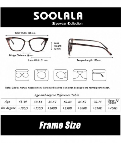 Oversized Womens Quality Readers Stylish Oversized Cat Eye Custom Reading Glasses - Gray Leopard - C218207TRI7 $24.32