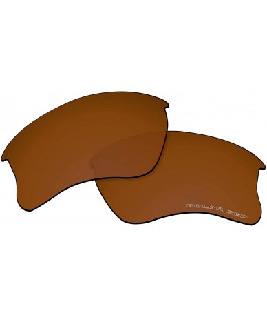 Shield Replacement Lenses Compatible with Flak Jacket XLJ Sunglass - Brown Polycarbonate Combine8 Polarized - CW18DYSAMDI $25.76
