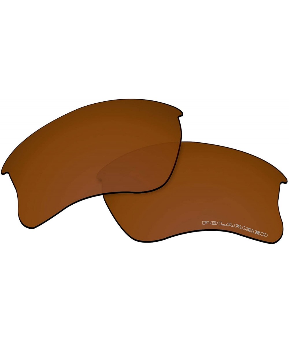 Shield Replacement Lenses Compatible with Flak Jacket XLJ Sunglass - Brown Polycarbonate Combine8 Polarized - CW18DYSAMDI $25.76