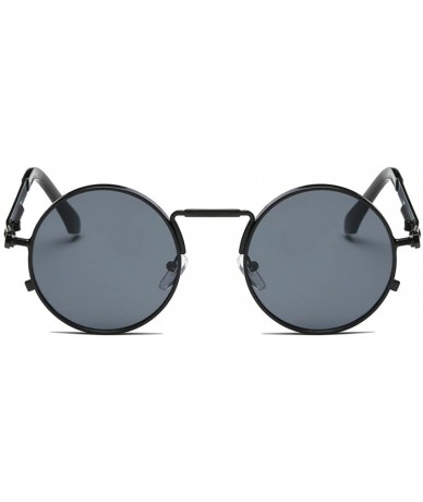 Goggle Women Men Fashion Unisex Shades Circular Sunglasses Integrated UV Glasses - A - CJ18D4GSNUW $22.32