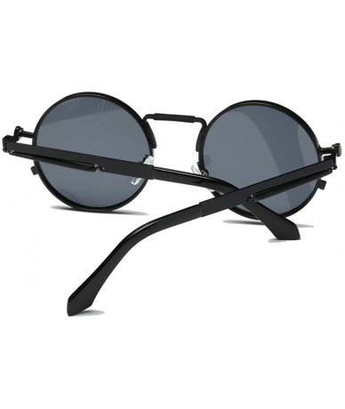 Goggle Women Men Fashion Unisex Shades Circular Sunglasses Integrated UV Glasses - A - CJ18D4GSNUW $22.32