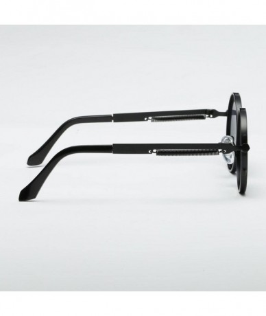 Goggle Women Men Fashion Unisex Shades Circular Sunglasses Integrated UV Glasses - A - CJ18D4GSNUW $22.32