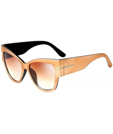 Goggle Womens Sunglasses Driving Fishing Goggles Beach Sun Protection Colors Lens - Champagne - CA18CYTDEEH $20.48