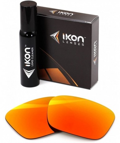 Sport Polarized Replacement Lenses for Spy Helm Sunglasses - Multiple Options - Fire Orange Mirror - CK120YTGQ6Z $30.46