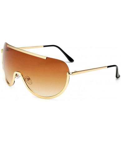 Round 2019 One piece Alloy Sunglasses Women Classic Round Sun Glasses Metal Candy Colors Outdoor Feminino UV400 - CE18W78DKDL...