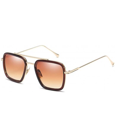 Aviator Glasses Vintage Aviator Sunglasses Classic - Coffee - CR18UZD34D7 $22.48
