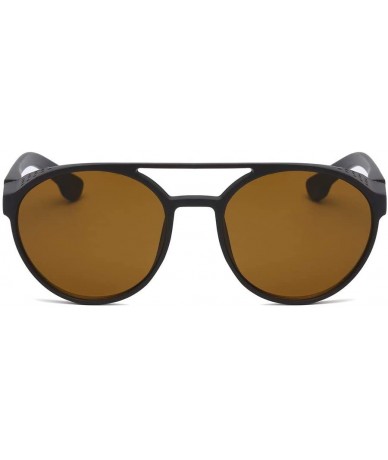 Goggle Men Vintage Eyewear Sunglasses Retro Eyewear Fashion Radiation Protection Goggle (Coffee) - Coffee - CH18OSNN6EY $12.59