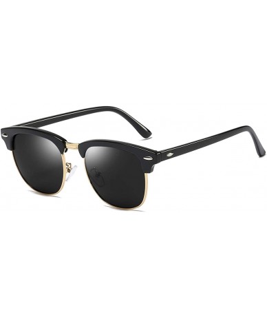 Oversized Unisex HD TAC Polarized Aluminum Sunglasses Vintage Sun Glasses UV400 Protection For Men/Women - B - CQ198O2HS44 $3...