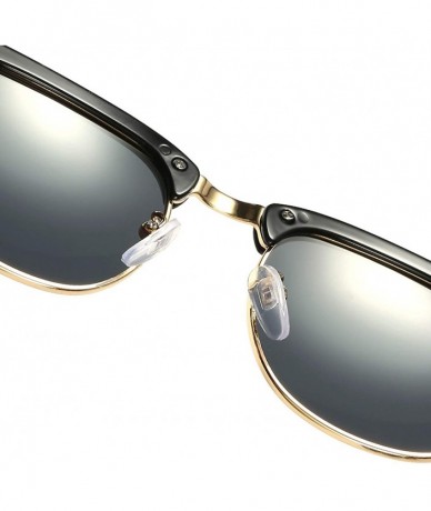 Oversized Unisex HD TAC Polarized Aluminum Sunglasses Vintage Sun Glasses UV400 Protection For Men/Women - B - CQ198O2HS44 $3...