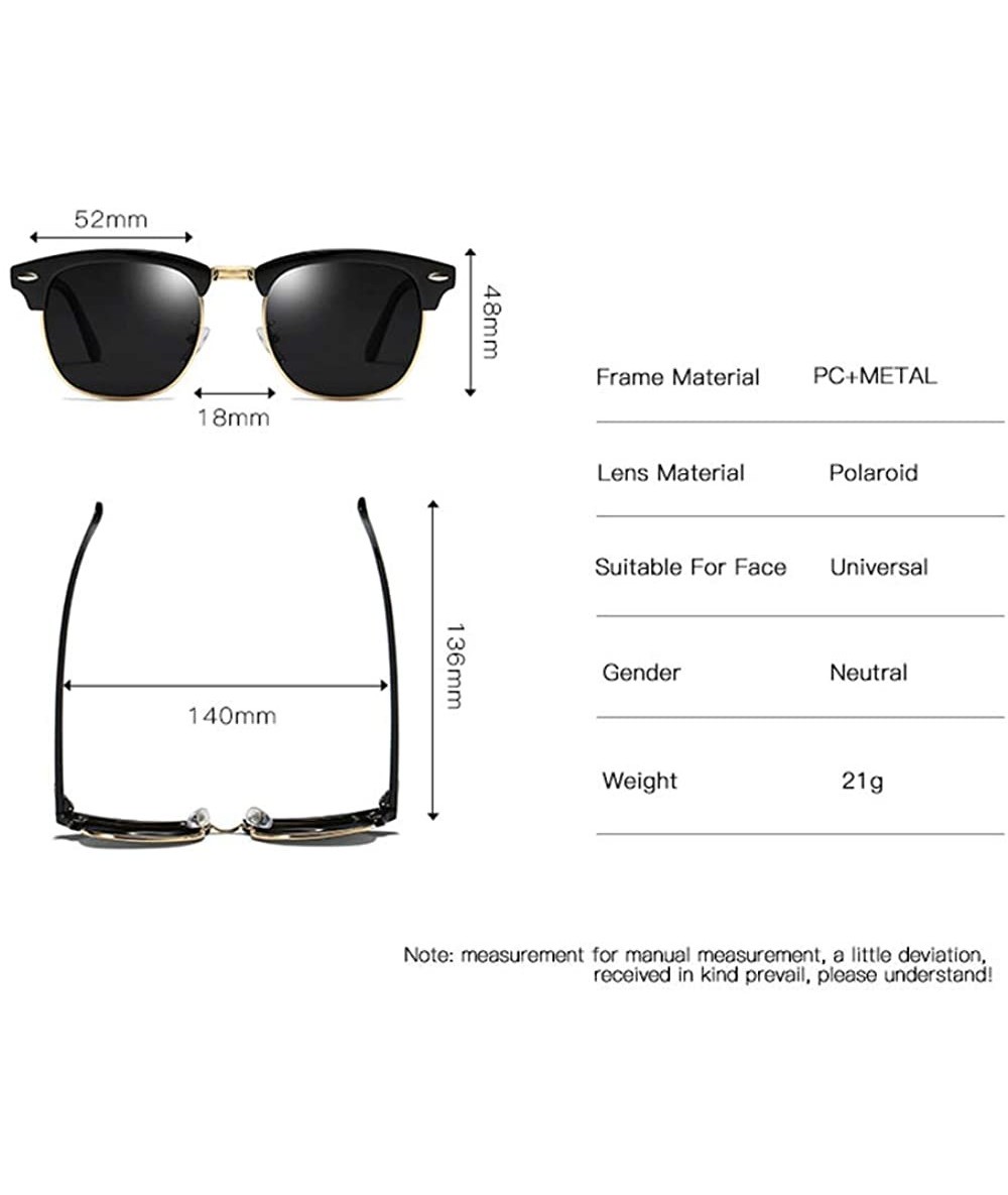 Unisex HD TAC Polarized Aluminum Sunglasses Vintage Sun Glasses