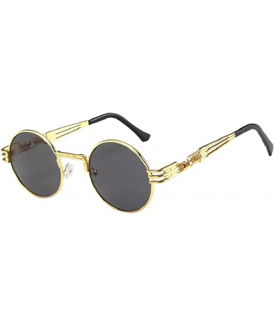 Sport Women Men Vintage Retro Sun Eyewear Unisex Big Frame Sunglasses - B - CC18UQK408O $10.31