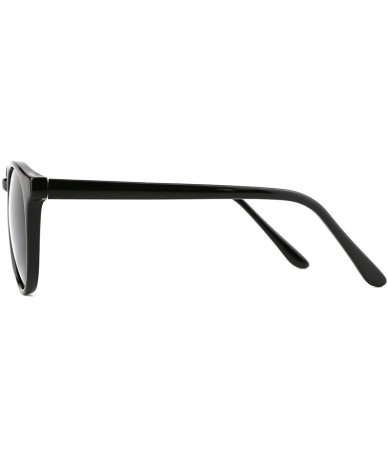 Cat Eye Classic Polarized Sunglasses for Women Cat Eye Design UV400 Protection Plastic Frame - Black - CW18UAINXAK $14.63
