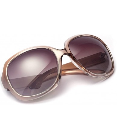 Oval Polarized Sunglasses for Women - UV400 Lens Sunglasses for Female Ladies Fashionwear Pop Polarized Sun Eye Glass - C818C...