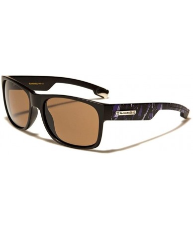 Square Square Abstract Classic Sport Sunglasses - Purple Abstract Frame - C718W8HA324 $13.96