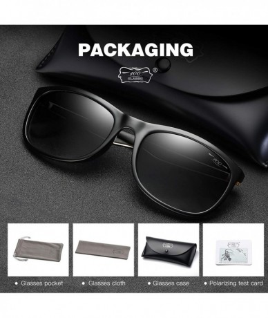 Sport Polarized Sports Sunglasses TR90 Frame UV Protection for Men and Women Driving Baseball Running 2678 - Black - CM18WW7I...