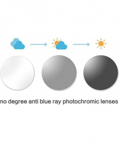 Oval UV400 Blue Ray Protection Chameleon Photochromic Sunglasses Changing Color Transition Glasse-PG82 - CB180OXTT2I $34.57
