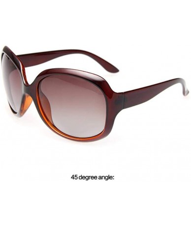 Aviator Multi Oversized Polarized Sunglasses Women Brand Design Retro Sun Glasses 1 - 6 - C018XNH7MYN $22.02