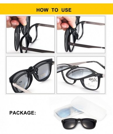 Oval Polarized Sunglasses Anti Glare Protection Prescription - Black - CU18SYC47YX $11.14