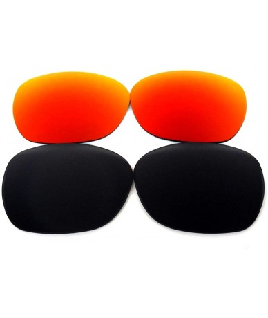 Oversized Replacement Lenses Garage Rock Fire Red Color Polarized - Clear - CC12N38E30H $33.57