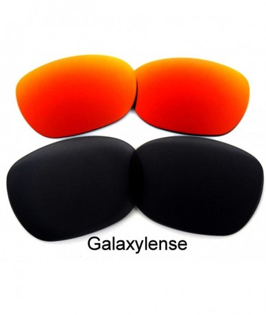 Oversized Replacement Lenses Garage Rock Fire Red Color Polarized - Clear - CC12N38E30H $12.69