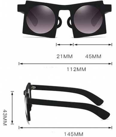 Square Classic Retro Designer Style Square Sunglasses for Men or Women PC UV400 Sunglasses - Style 1 - CO18SAT5TSS $18.50