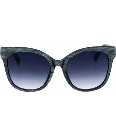 Butterfly Womens Sunglasses Oversized Butterfly Matted Woodsy Frame UV 400 - Gray - CL185M9S7HE $10.36