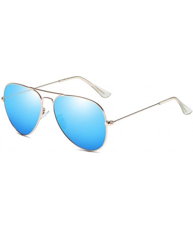 Butterfly Sunglasses Unisex Polarized 100% UV Blocking Fishing Baseball Driving Travelling Trendy Metal Ultra-light - Blue - ...