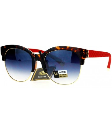 Square VG Occhiali Womens Sunglasses Luxury Designer Style Quality Shades UV 400 - Tortoise Red - CX187K3LH28 $24.38