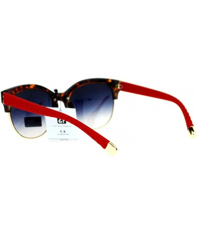 Square VG Occhiali Womens Sunglasses Luxury Designer Style Quality Shades UV 400 - Tortoise Red - CX187K3LH28 $12.61