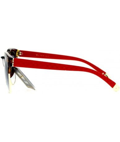 Square VG Occhiali Womens Sunglasses Luxury Designer Style Quality Shades UV 400 - Tortoise Red - CX187K3LH28 $20.45