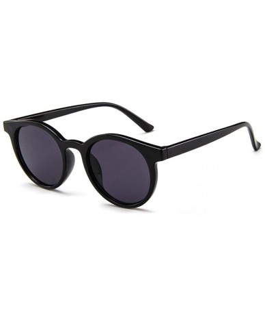 Square MOD-Style Cat Eye Round Frame Sunglasses A Variety of Color Design - S03 - C8189SAE5WK $17.04