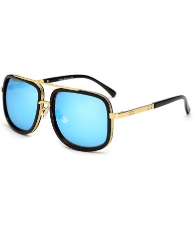 Square Oversized Men mach one Sunglasses men luxury brand Women Sun Glasses Square Male - Jy1828 C7 - C518W0GADXX $25.48