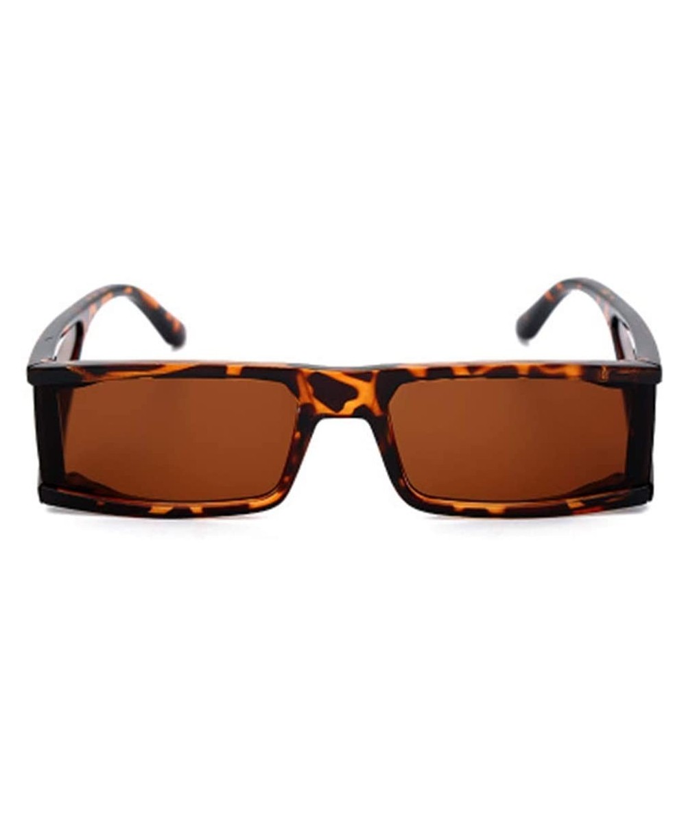 Square Fashionable Lady Sunglasses Personality Square Box Shot Glasses - 3 - CV190L0TMNU $57.40