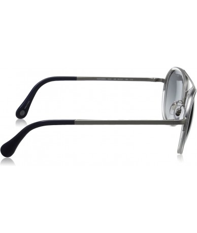 Aviator Men's Fletcher Sunglasses - Crystal Clear & Gray Gradient - C011AHEISFT $36.44