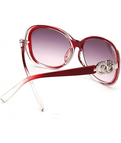 Goggle Fashion UV Protection Glasses Travel Goggles Outdoor Sunglasses Sunglasses - Red - CH198CRTW3R $13.32