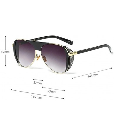 Oversized diamond Glasses glasses Fashion Sunglasses - Leopard - CF18R7D2HTH $29.74