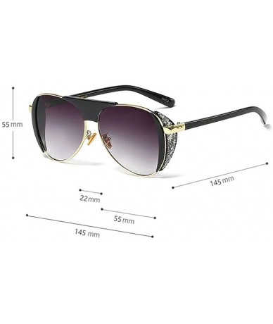 Oversized diamond Glasses glasses Fashion Sunglasses - Leopard - CF18R7D2HTH $17.77