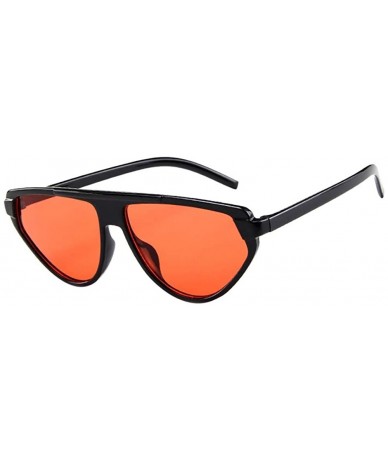Round Women Men Vintage Retro Glasses Unisex Fashion Sunglasses Eyewear - B - CG18TR2CCRL $10.06
