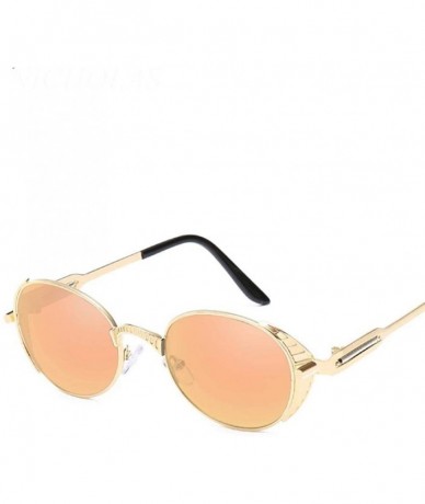 Aviator Steampunk Polarized Sunglasses Women Men Spring Sun Glasses Women Men Eyewear 1 - 4 - C518XDWX908 $11.66
