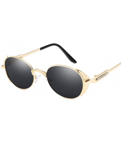 Aviator Steampunk Polarized Sunglasses Women Men Spring Sun Glasses Women Men Eyewear 1 - 4 - C518XDWX908 $11.66