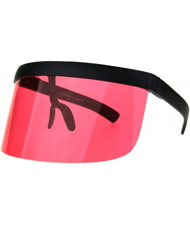 Shield Visor Cover Sunglasses Sun Cover for Face Shades Driving UV 400 - Black - CP1865HIOGQ $17.11