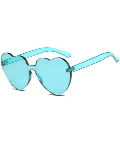 Oversized Rimless Integrated Glasses - CY18DQTHD66 $7.26