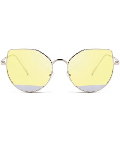 Oversized Polarized Sunglasses Mirrored Oversized - F - C1199OS9SZA $8.78