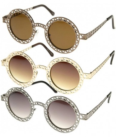 Round Vintage Fashion Round Wired Frame Sunglasses (SET OF 3) - C11875583LD $16.86