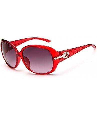 Square Unisex Fashion Square Shape UV400 Framed Sunglasses Sunglasses - Wine Red - C8199CRXCST $19.53