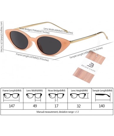 Oversized Womens Fashion Small-Frame Glasses Sunglasses Vintage Metal Frame UV400 - Style 03 - C818GUG0IC3 $10.62