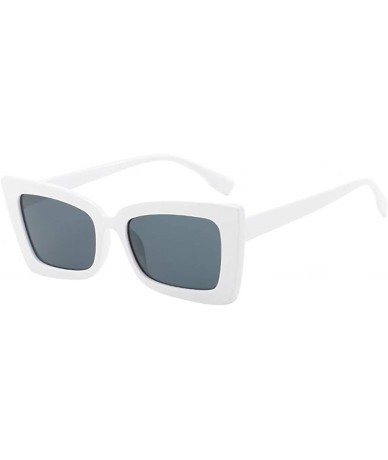 Rimless Adult Irregular Eye Sunglasses-Retro Eyewear Fashion Radiation Protection - F - CT18OZ7GD48 $17.66