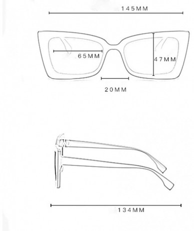 Rimless Adult Irregular Eye Sunglasses-Retro Eyewear Fashion Radiation Protection - F - CT18OZ7GD48 $18.11