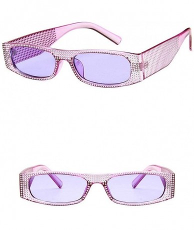Rectangular Stylish Sunglasses for Men Women 100% UV protectionPolarized Sunglasses - B - CC18S6IXY07 $6.67